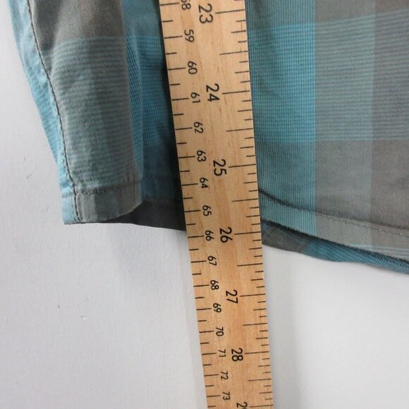 Arcteryx Men's Peakline Plaid Shirt Blue Grey Button Hiking Outdoor Casual 154 - Picture 11 of 12